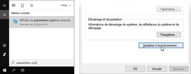 Paramètres système